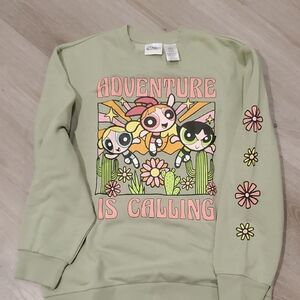 Cartoon Network Green Powerpuff Girls Sweatshirt